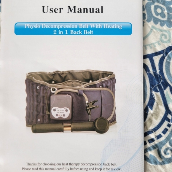 NIB spinal lumbar decompression air traction belt with heat‎ adjustable Gineckoo - Picture 4 of 16